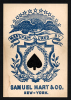 Samuel Hart & Co Playing Card - 1860s
