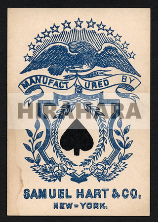 Samuel Hart & Co Playing Card - 1860s