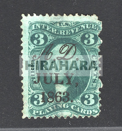 R17c - Andrew Dougherty Cancellation (1863 July)