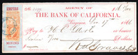 Empire Mill Mining Company w R6c and Nevada Tax Stamp (1866 December)