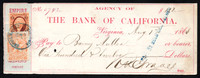 Empire Mill Mining Company w R15c and Nevada Tax Stamp (1868 August)