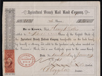 Agricultural Branch Rail Road Company w R44c