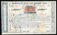 1862.12.17 - Early Use - Milwaukee and Prairie Du Chien Railway Company #980 Front w R44a