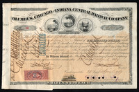 Columbus Chicago and Indiana Central Railway Company 02 Front w R46c