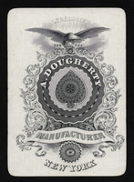 Andrew Dougherty Playing Card - 1870s