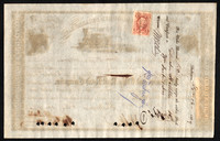 Baltimore and Ohio Rail Road Company 03 Rear w R27c (1869 February)